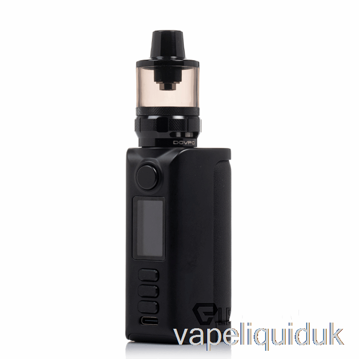 DOVPO RIVA 200W Starter Kit Black-Black Vape Juice